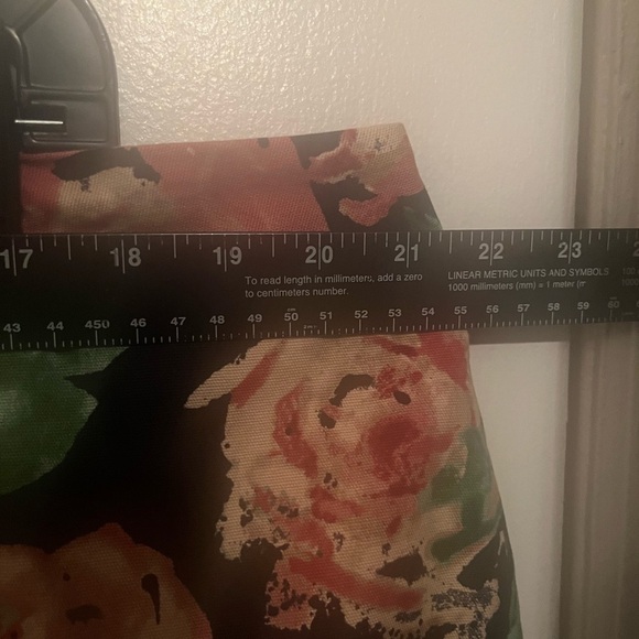 Talbots Petite Plus Size Floral Pencil Skirt Stretch Lined Knee Length 22WP - Picture 6 of 6